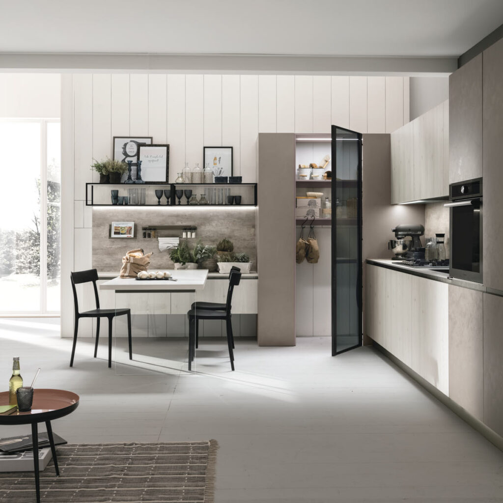 Cucina Infinity Stosa per open space moderno a Roma
